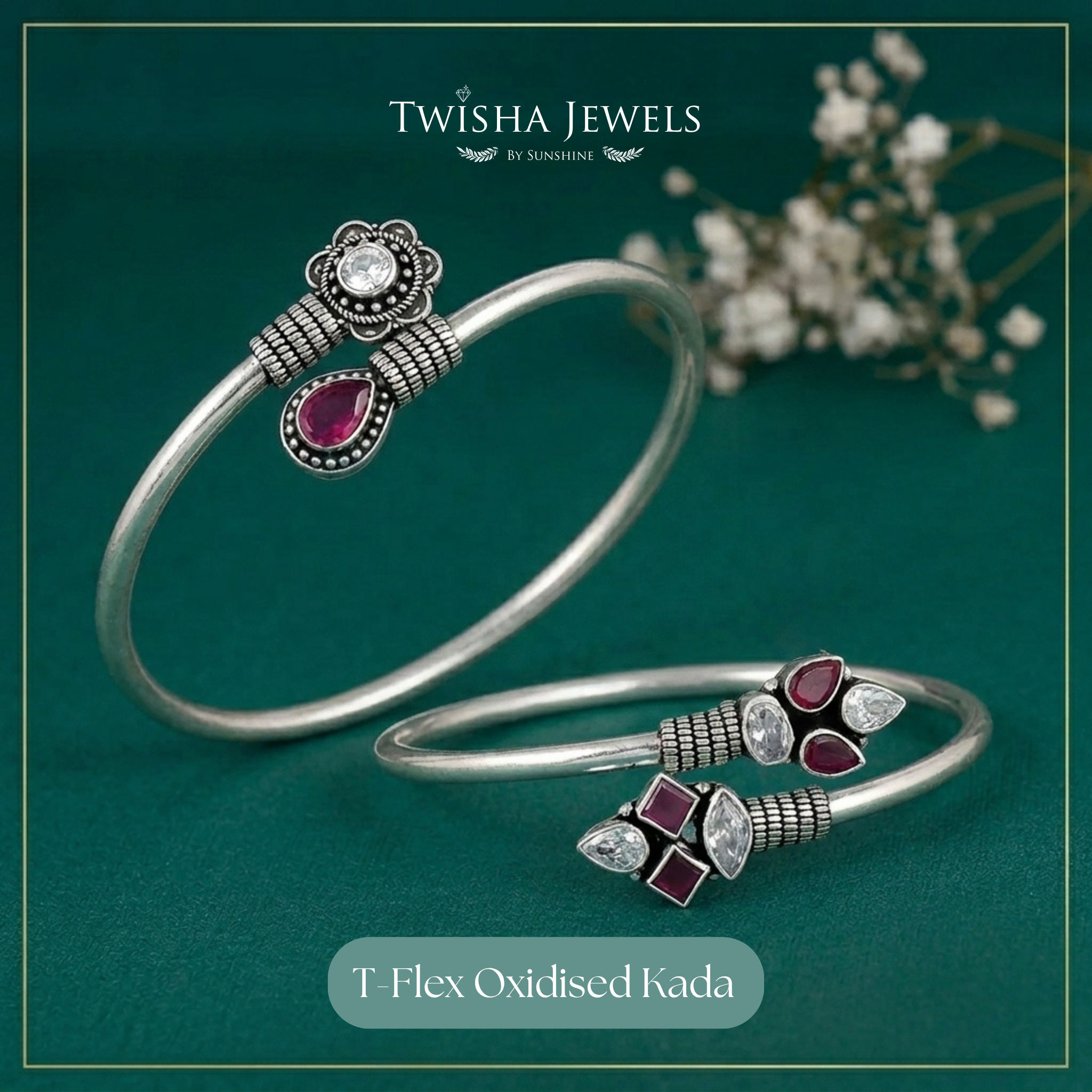 T-Flex Oxidised Kada