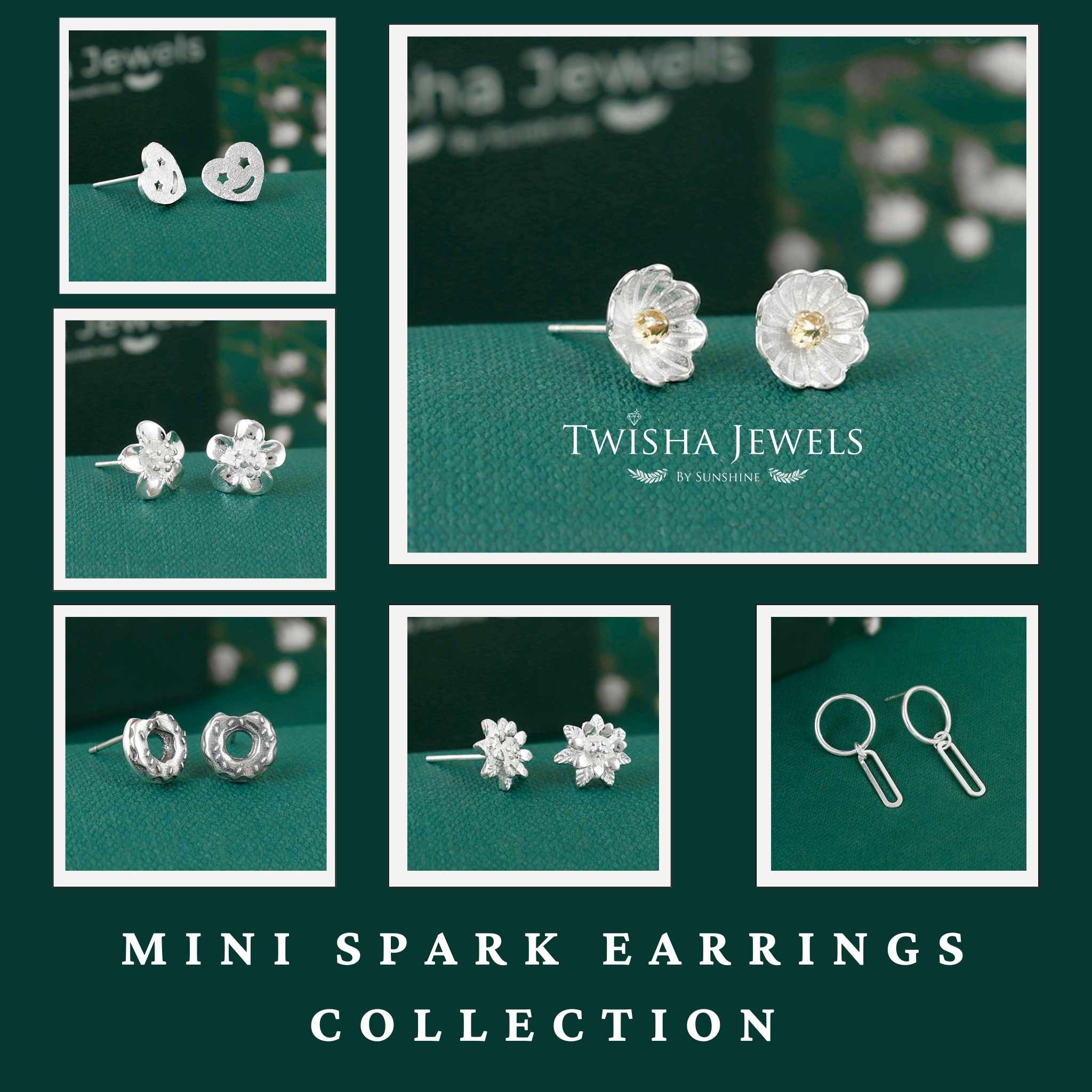 Mini Spark Earrings