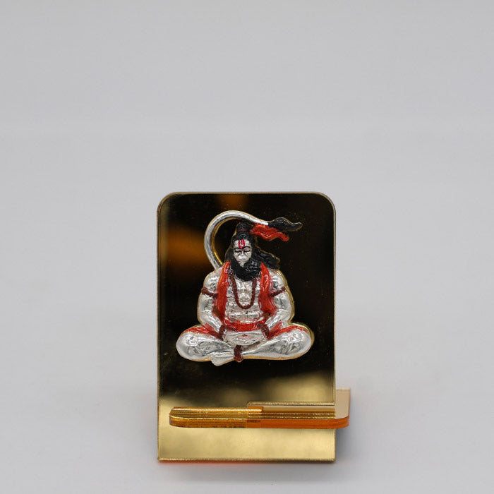 925 Silver Hanumaan Ji Dashboard Idol