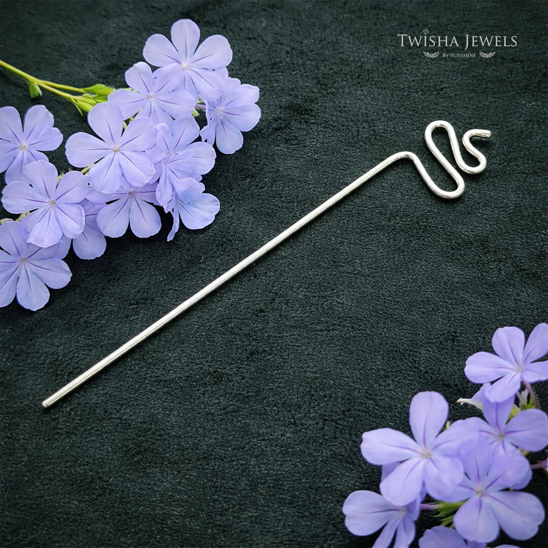 Silver Spiral Elegance Hairpin