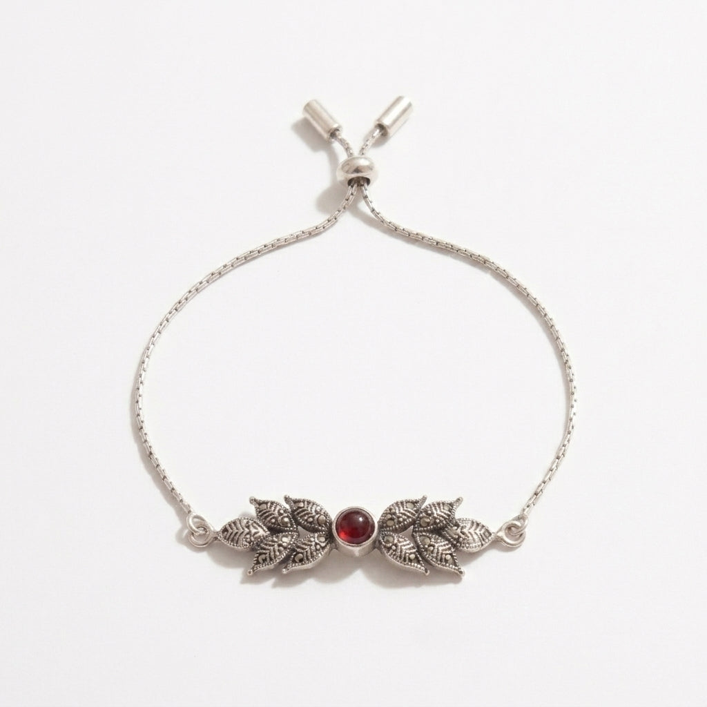 Gulnaar Grace Adjustable 925 Silver Bracelet