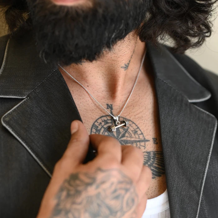 925 Silver Valor Bar Pendant