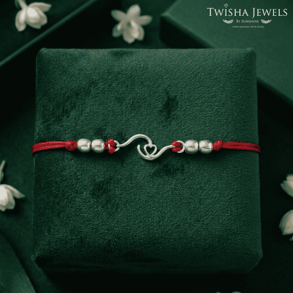 Heartline | Twisha's Bandhan Box | 925 Silver Rakhi