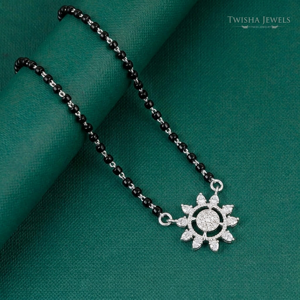 925 Silver Shagun Light | Modern Mangalsutra