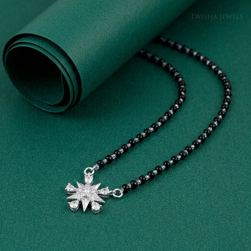925 Silver Shringa Sutra | Elegant Mangalsutra