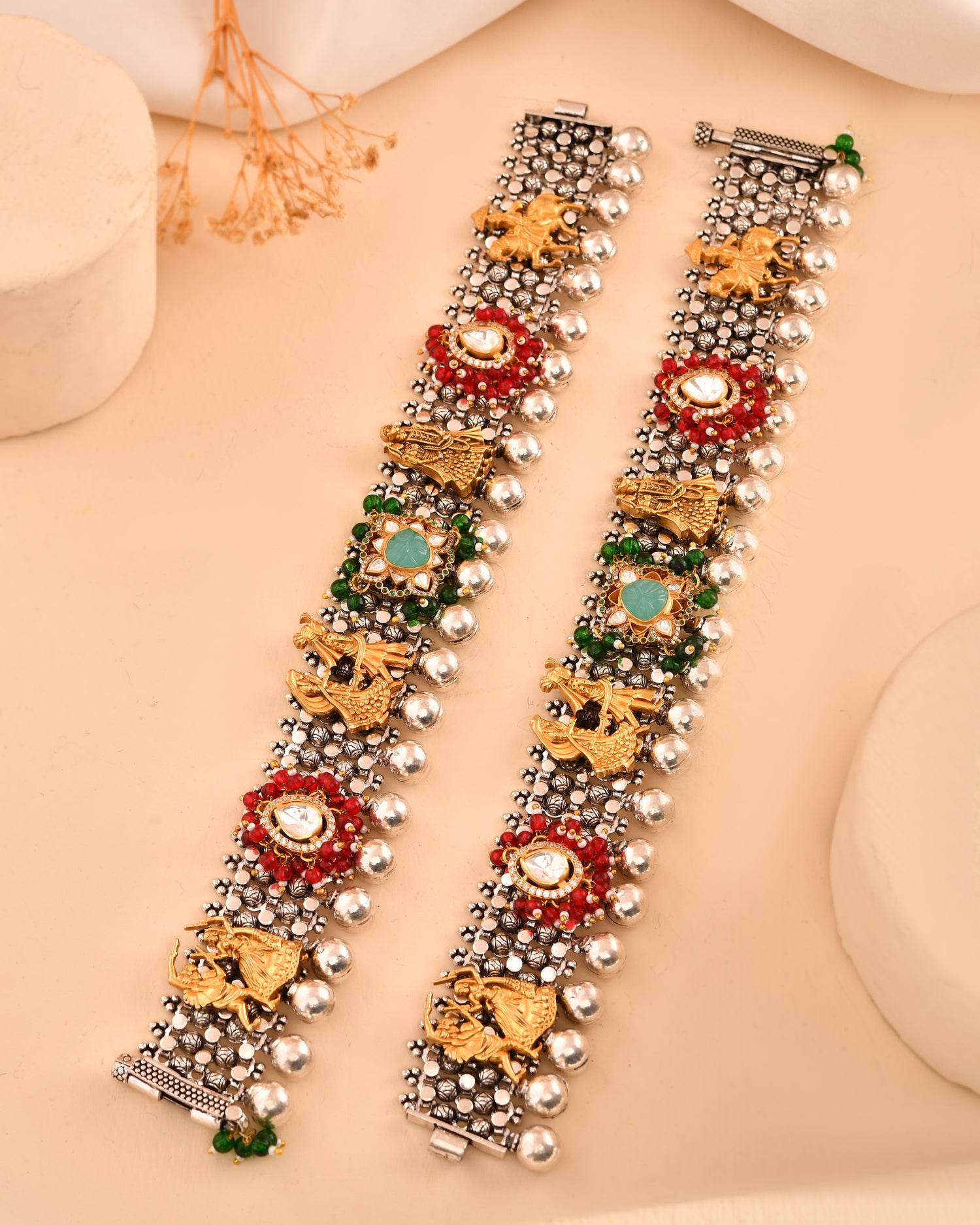 Vanya-Rajwada Motif Anklet