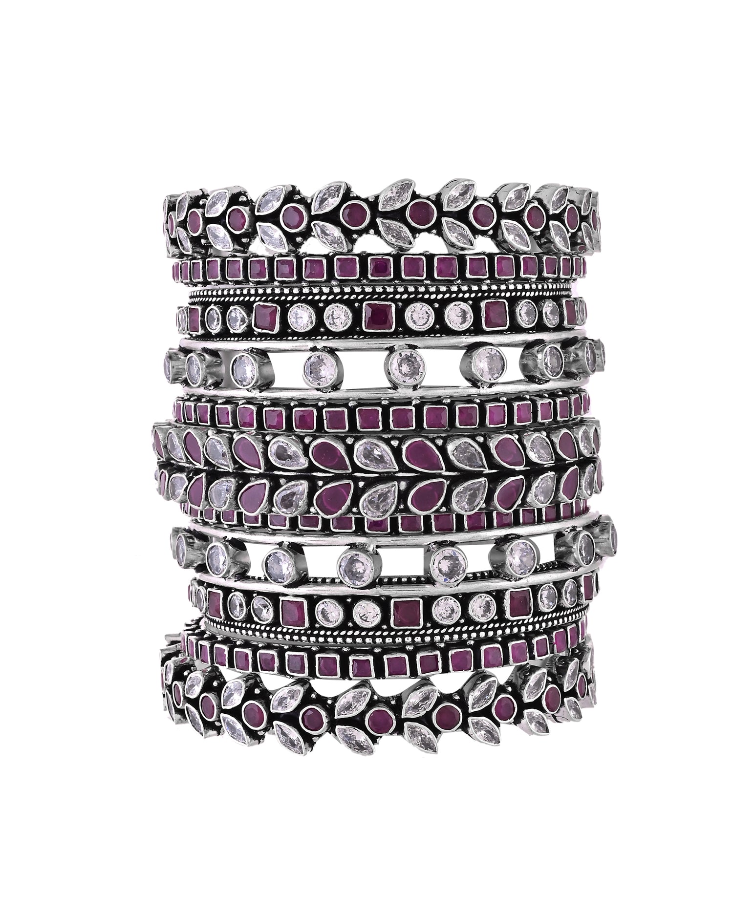 Leaf Luxe Enchant Bangle Set