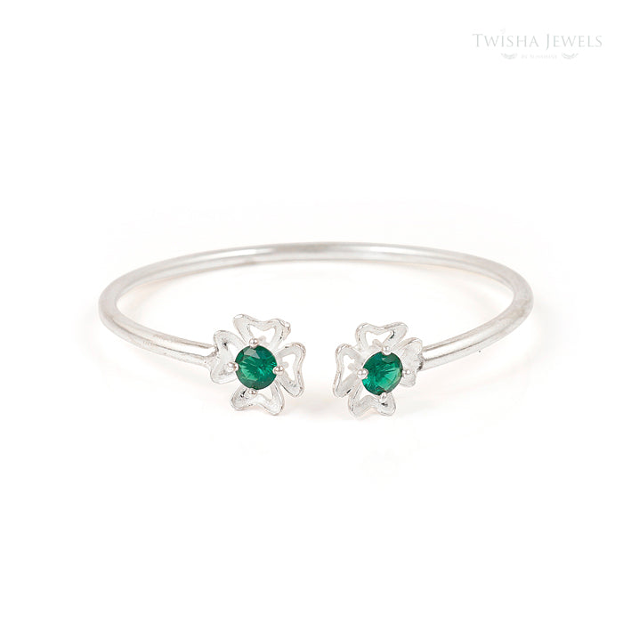 Silver Stylish Kada Bangle