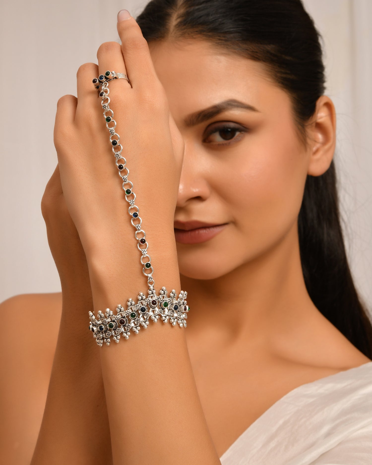 Floral Stone Handpiece