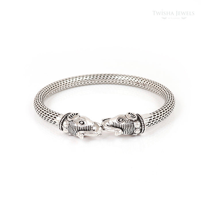 Gajraj Heritage Silver Bracelet