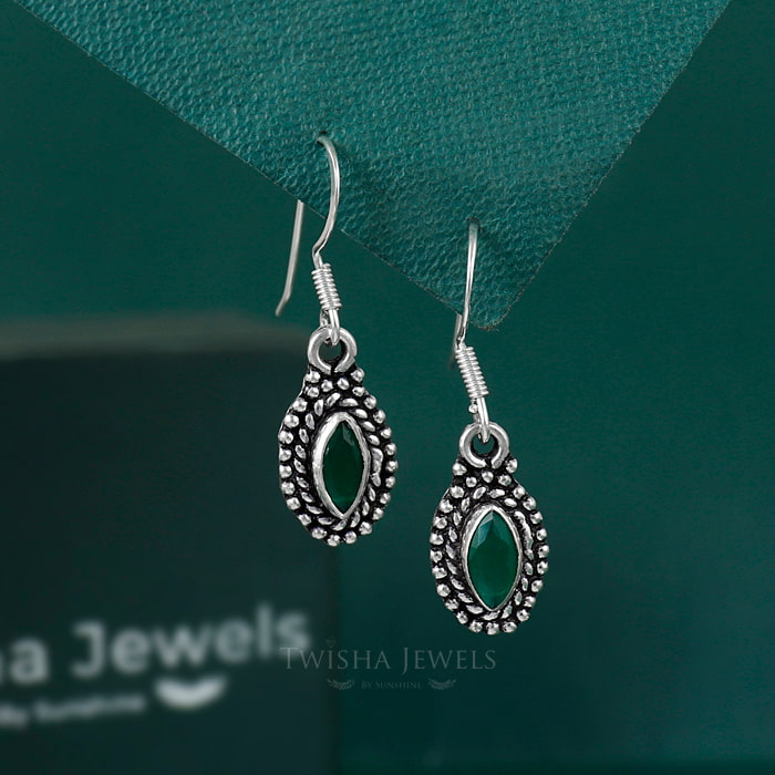 Nisha Bloom Silver Earrings