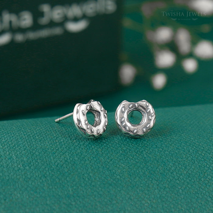 Silver Simple Style Earrings