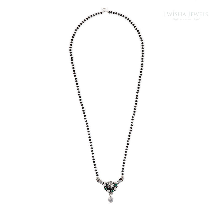 Silver Premika Ruby Mangalsutra