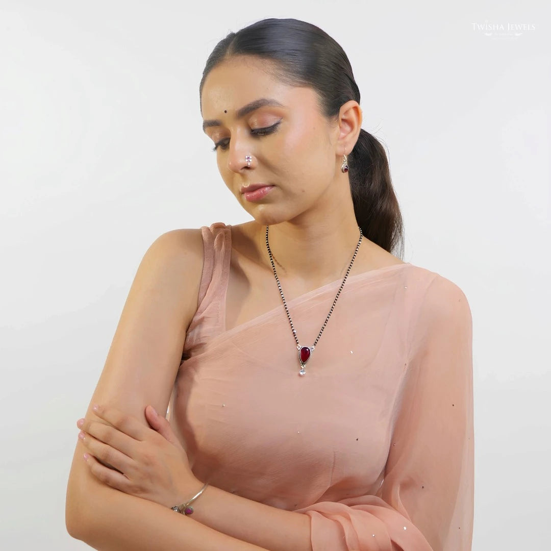925 Silver Saumya Radiance Mangalsutra | Modern Elegant Style