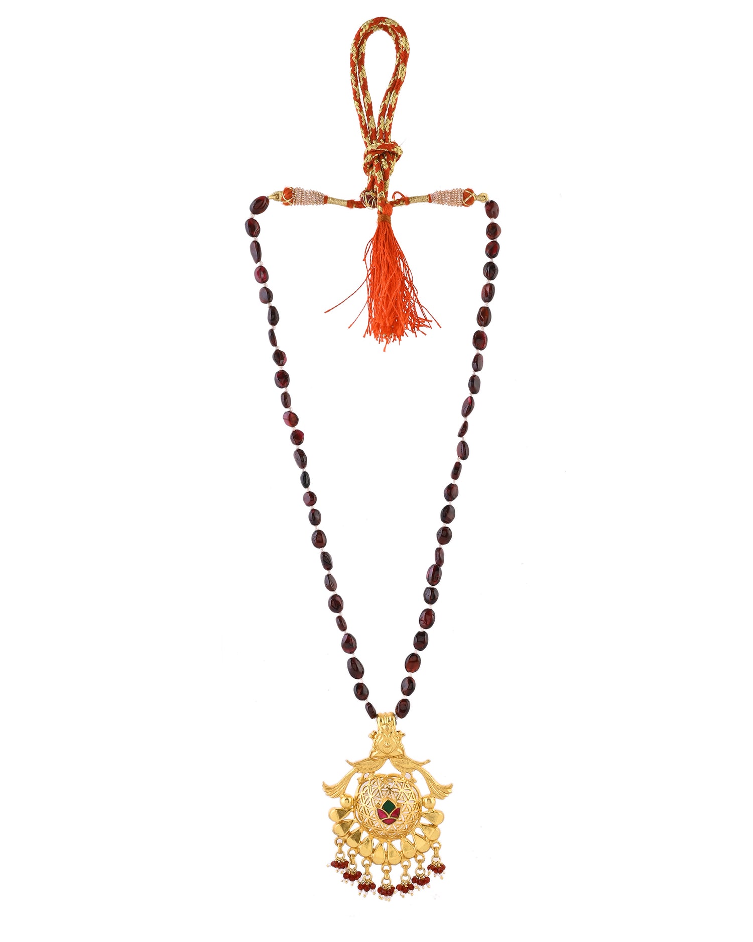 Rajwada Ganpati Long Necklace