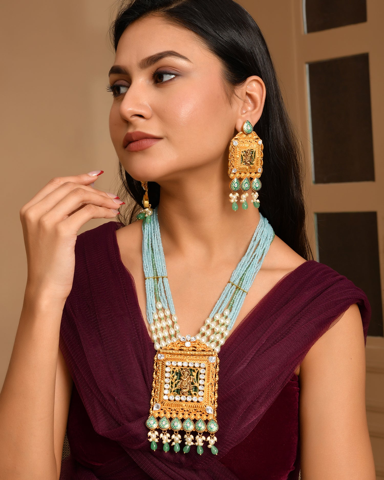 Rajwada Goddess Heritage Necklace