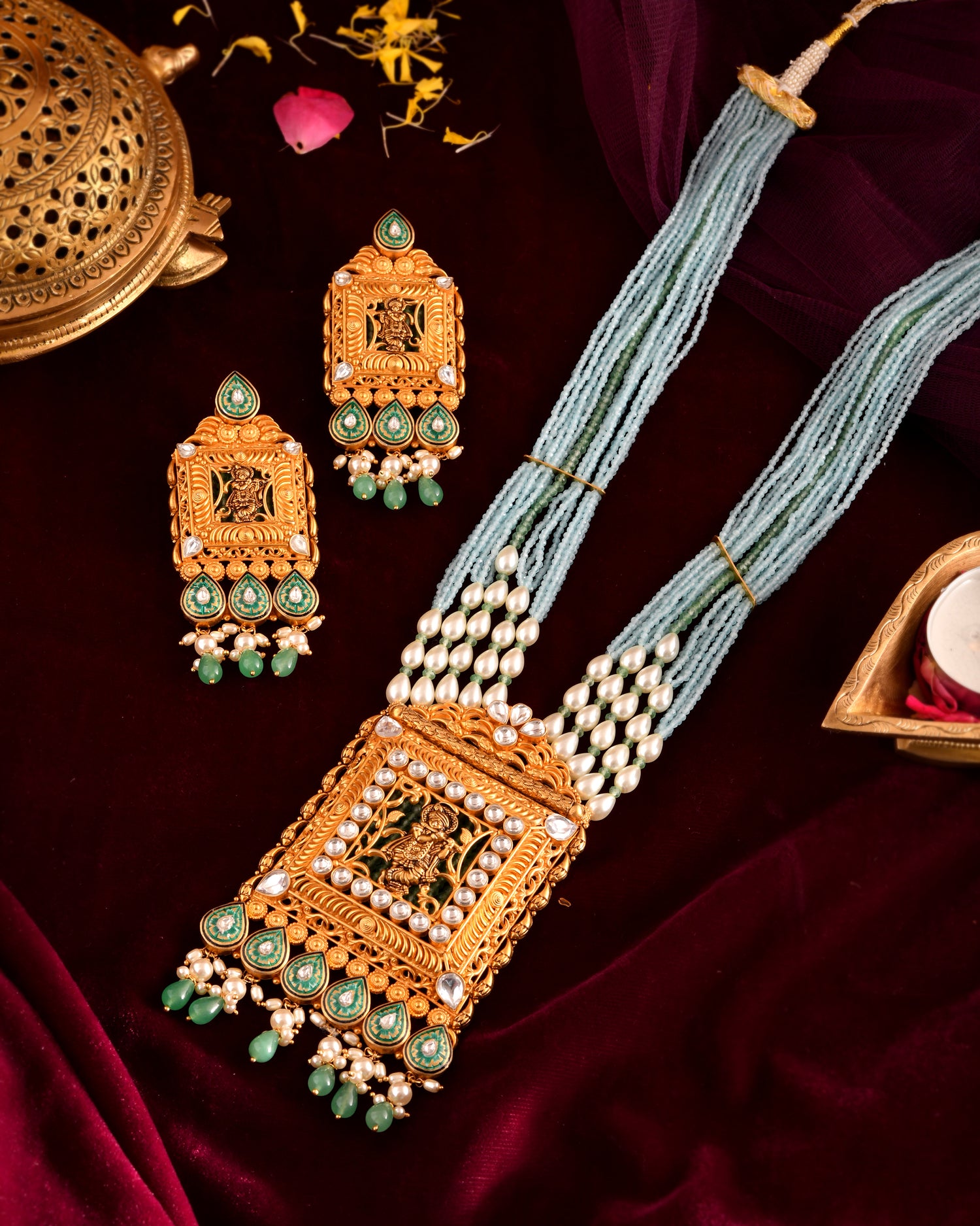 Rajwada Goddess Heritage Necklace