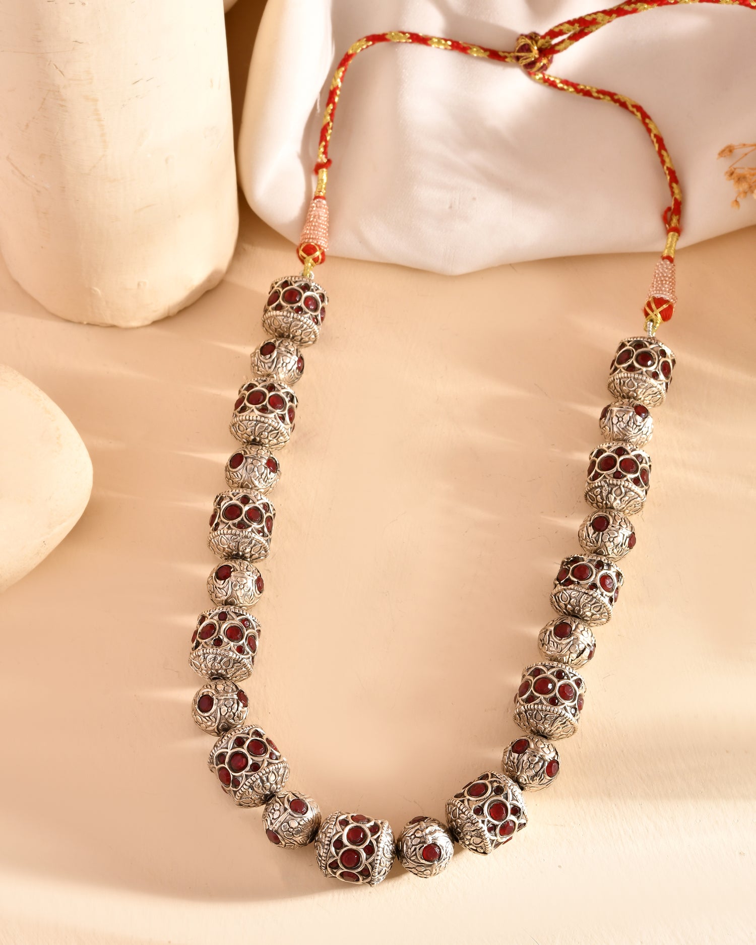 Antique Rajwada Ball Necklace