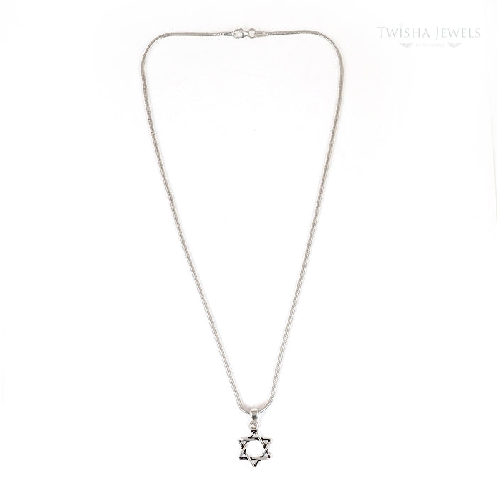 Silver Eternal Star Pendant