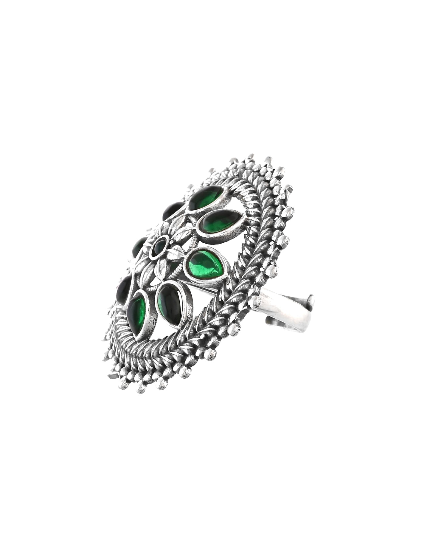925 Silver Statement Ring for Women | Kirti Ring