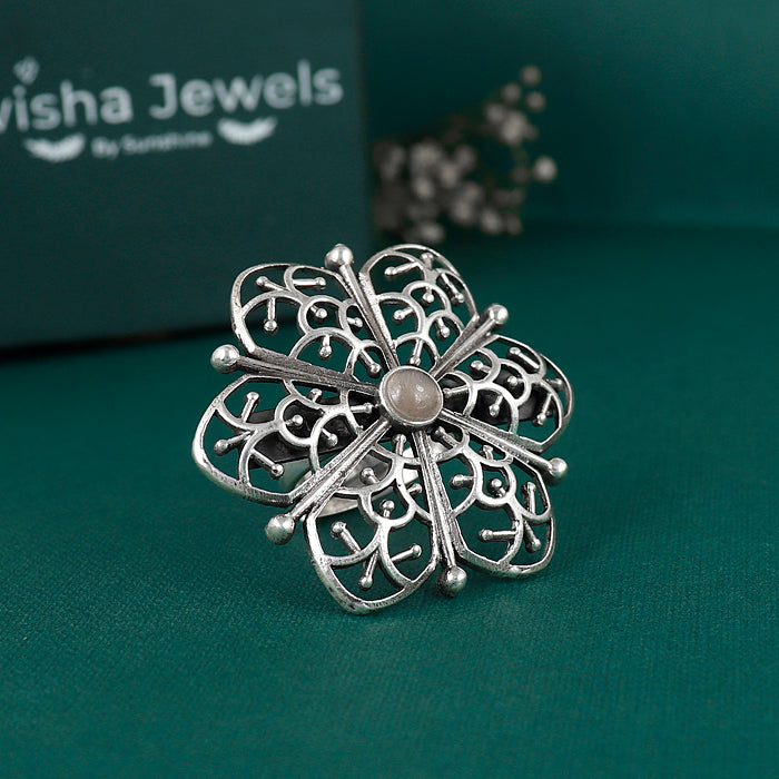 Moonlight Bloom Ring