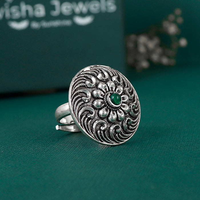 Maharani Kala Silver Ring