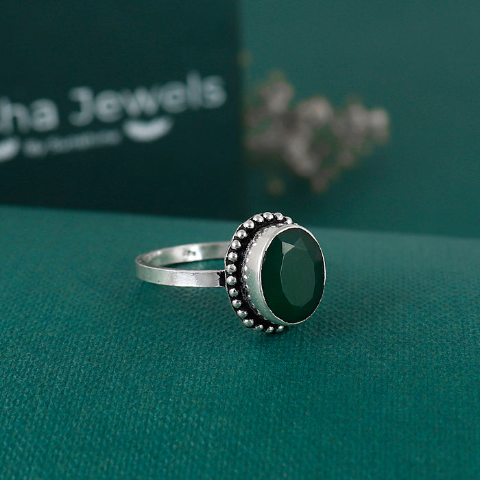 Radhey Rajwada Silver Ring