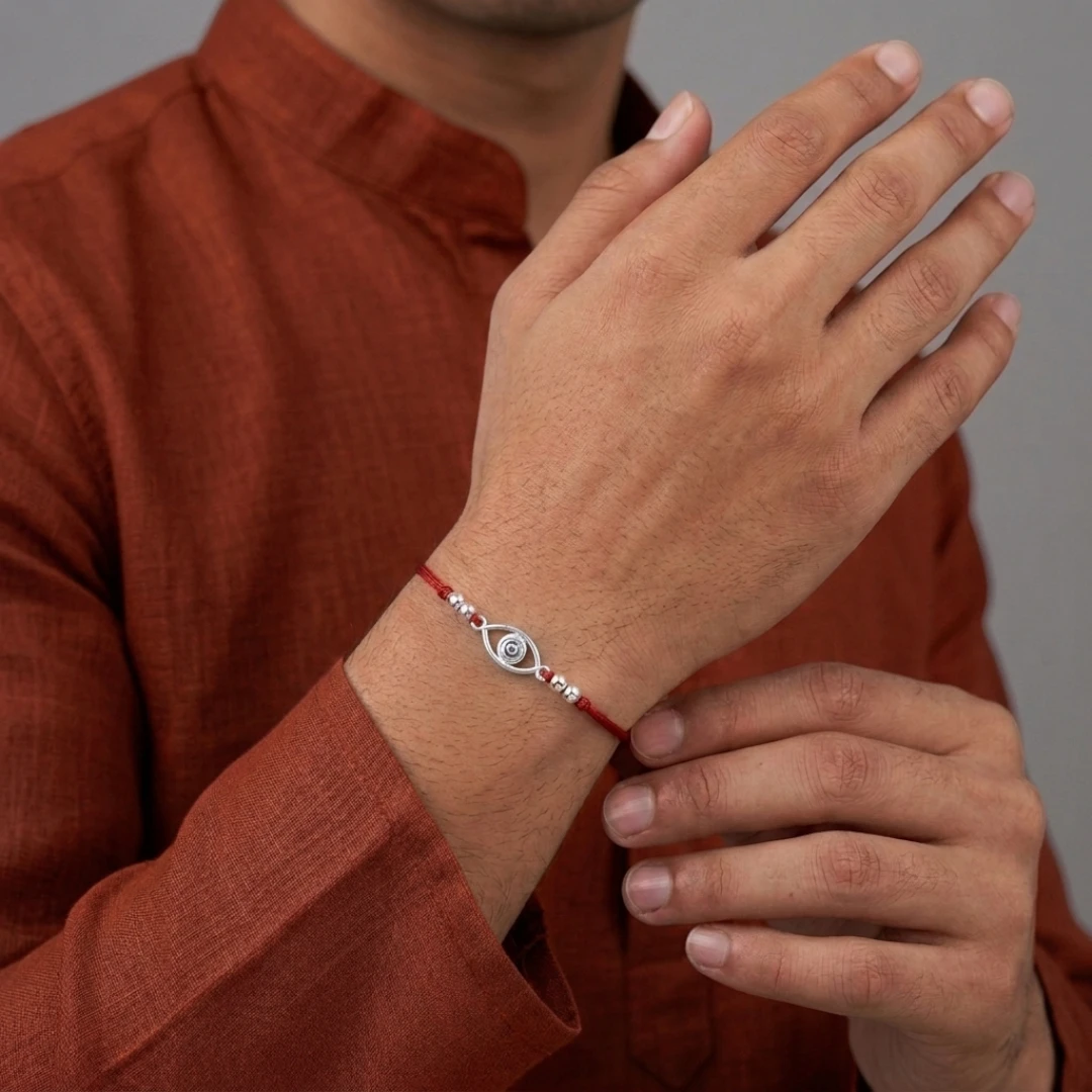 Evil Eye | Twisha's Bandhan Box | 925 Silver Rakhi