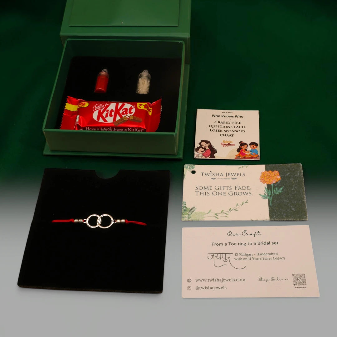 Circle of Trust | Twisha's Bandhan Box | 925 Silver Rakhi
